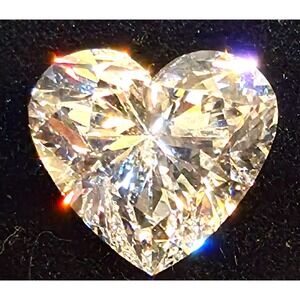 4.10ct Heart Cut Lab Grown Diamond E VVS2 IGI Certified Loose Stone EX EX